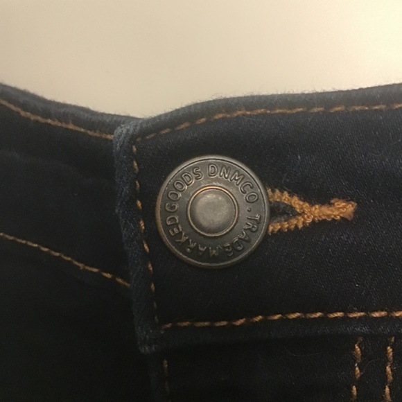 Denim co Dark Wash Shortie Short Jean sz 6 - Picture 5 of 5